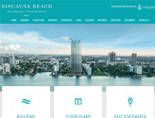 Tablet Screenshot of biscaynebeachcondo.com